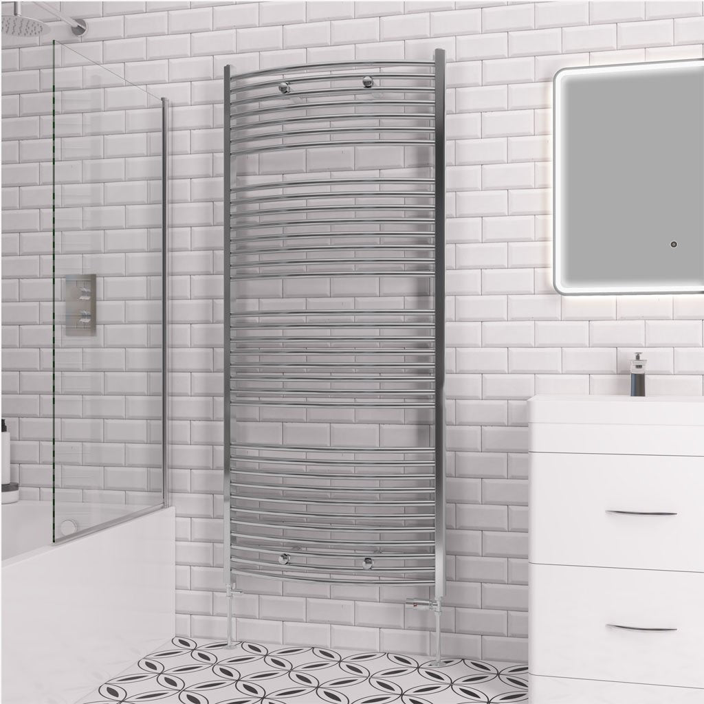 Eastbrook Biava Curved Chrome Towel Rails