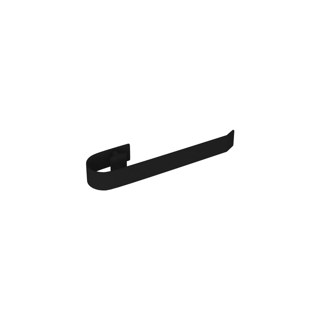 Eastbrook Tunstall Matt Black Towel Hanger 350mm 89.1747