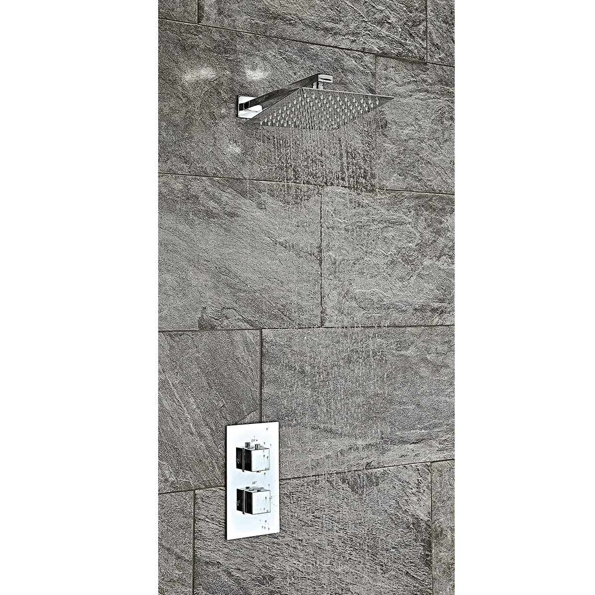 Scudo Square Wall Arm - Chrome