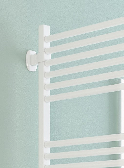 Eastbrook Chrome Towel Rail Room Divider Bracket Set Angled Image 16.154