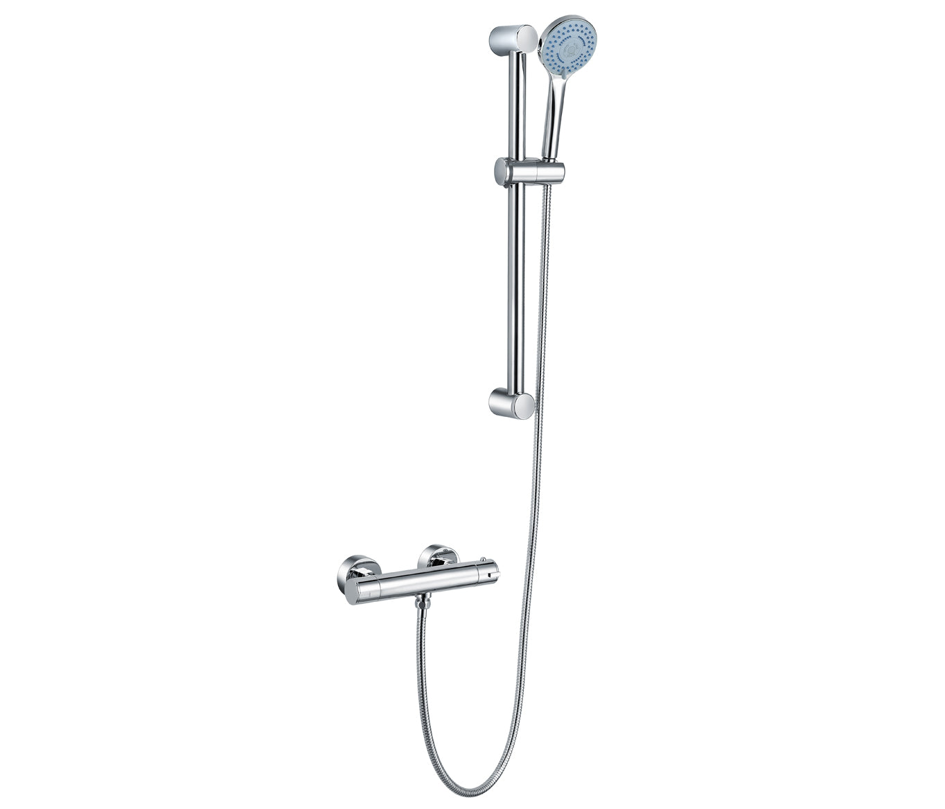 JTP Torre Shower Valve with Slider Rail and Front Fixing Brackets