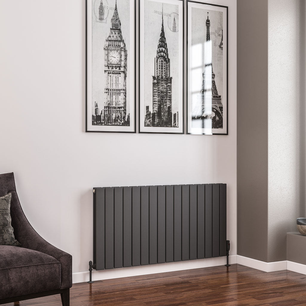 Eastbrook Addington Matt Anthracite Type 20 Vertical or Horizontal Designer Radiator 600mm x 1180mm 91.0161