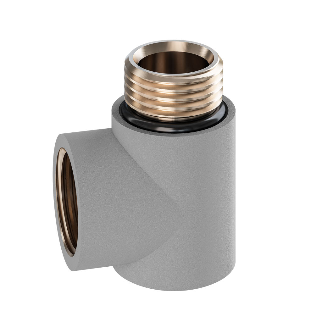 Eastbrook Matt Grey Dual Fuel Elbow 41.4041