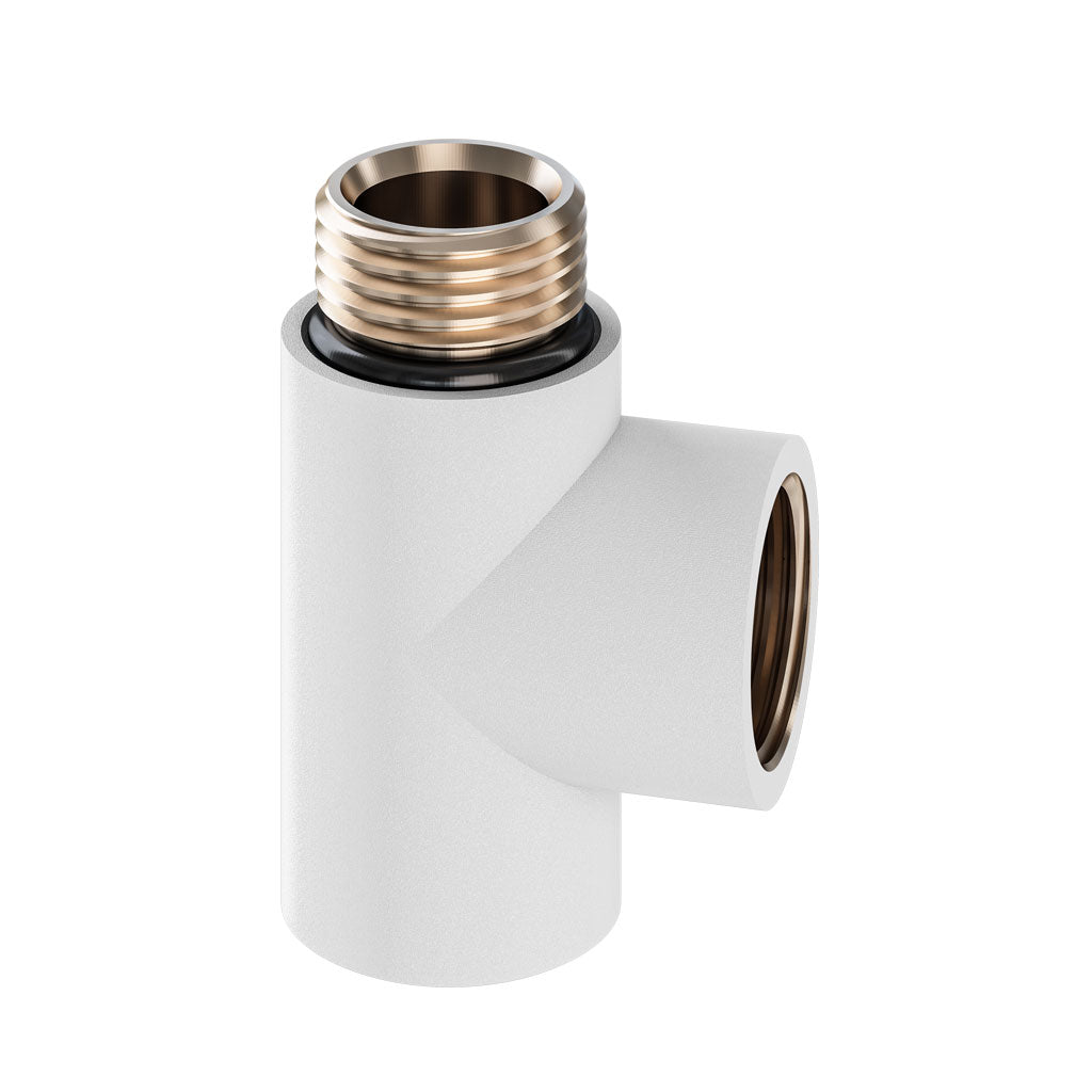 Eastbrook Matt White T Piece 41.3030
