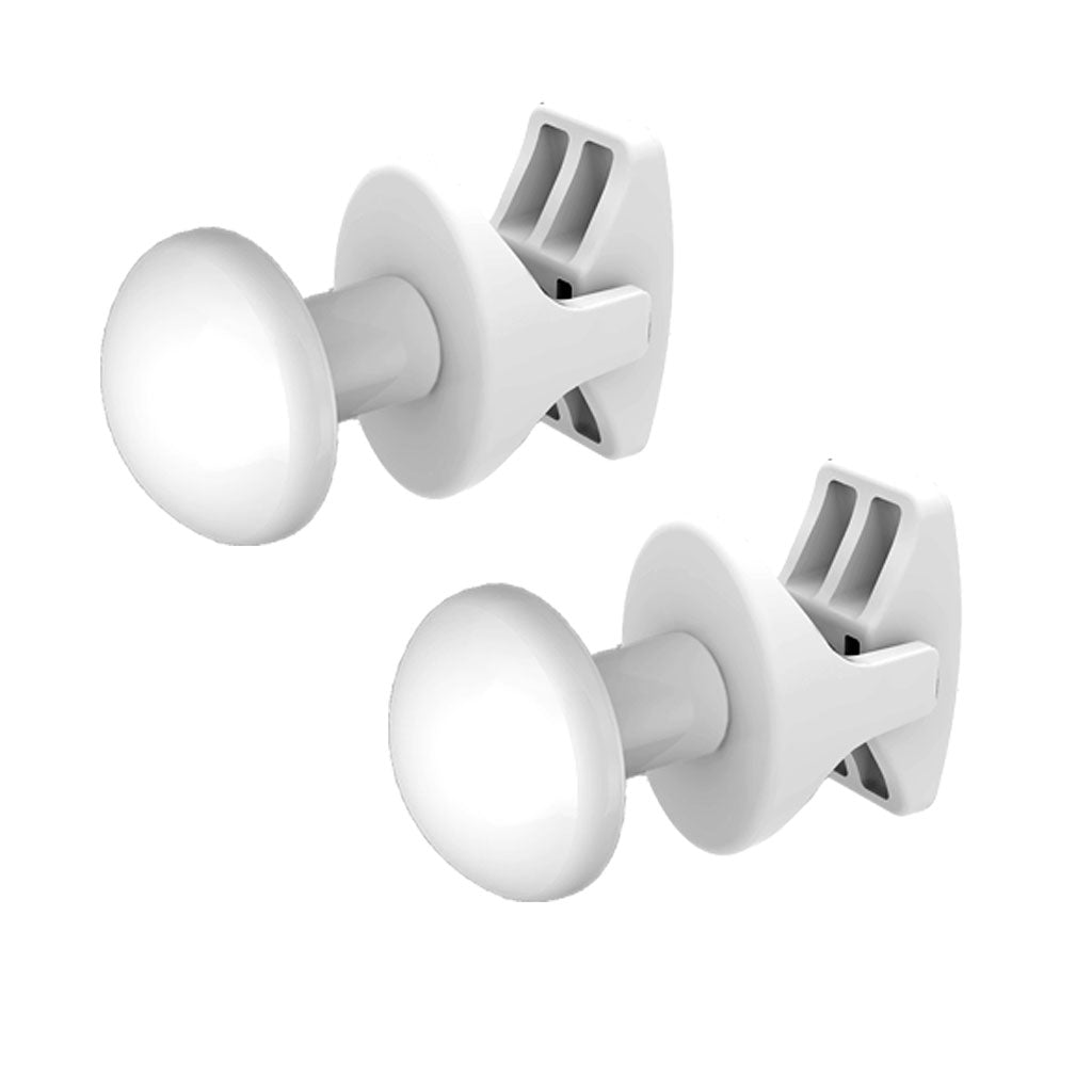 Eastbrook White Robe Hooks for Towel Rails 16.600