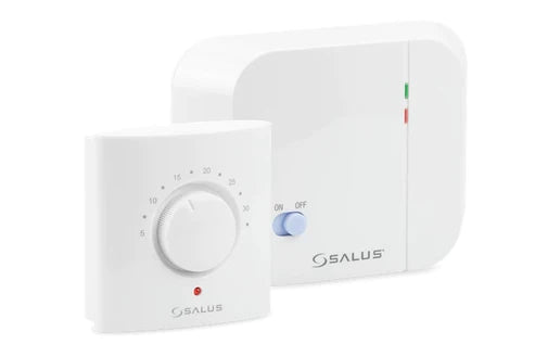 Salus Wireless RF Central Heating Room Thermostat and Receiver