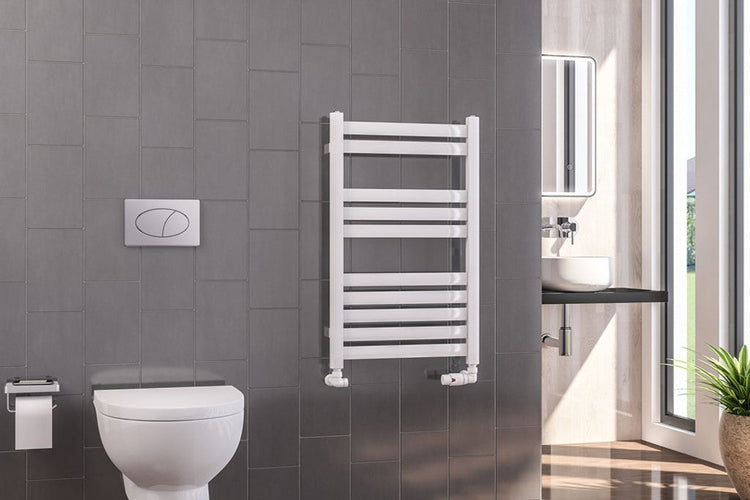 Gloss White Designer Towel Rails