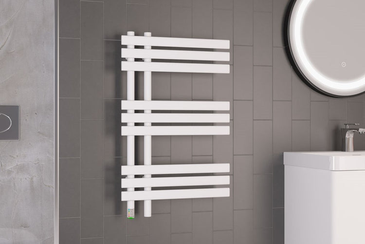 Matt White Dry Electric Towel Rails