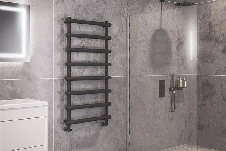 Matt Anthracite Designer Towel Rails