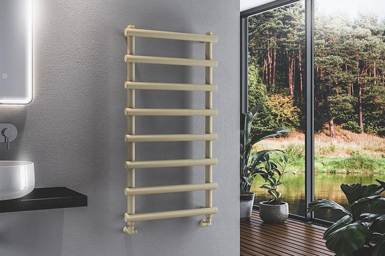 Matt Cappuccino Designer Towel Rails