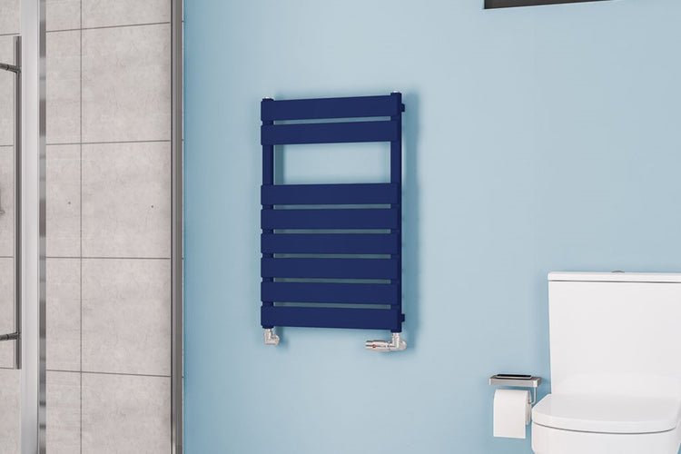 Matt Cobalt Blue Designer Towel Rails