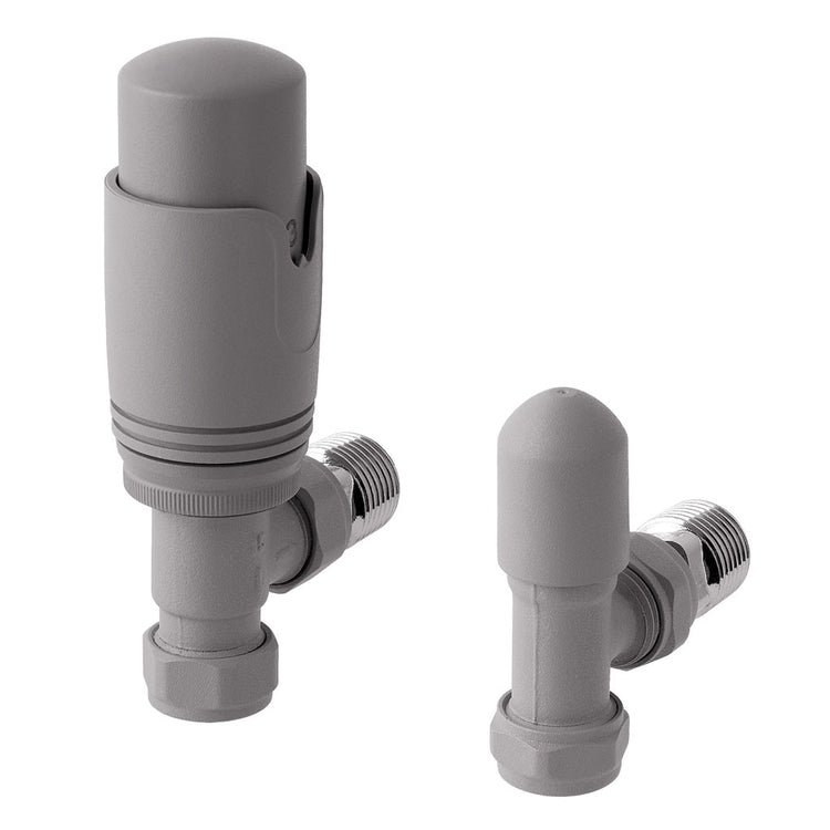 Matt Grey Thermostatic Radiator Valves