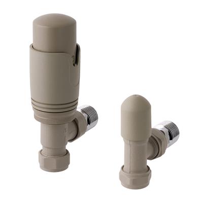 Matt Cappuccino Radiator Valves