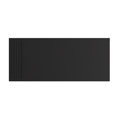 Eastbrook Flat Matt Black Radiator Cover Plates