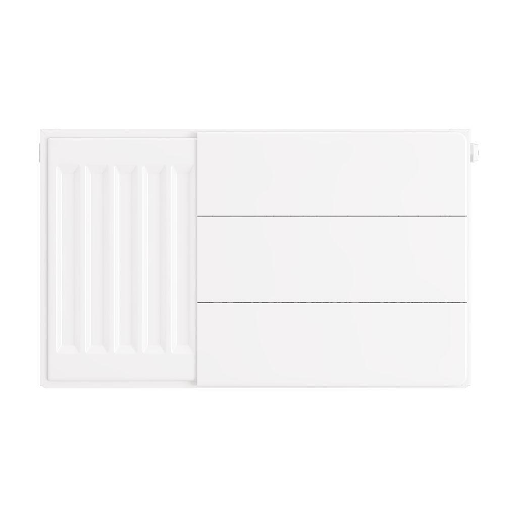 Eastbrook Flat Gloss White Radiator Cover Plates With Lines