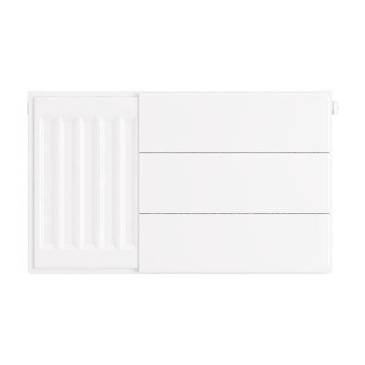 Eastbrook Flat Gloss White Radiator Cover Plates With Lines