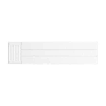 Eastbrook Flat Gloss White Radiator Cover Plates With Lines