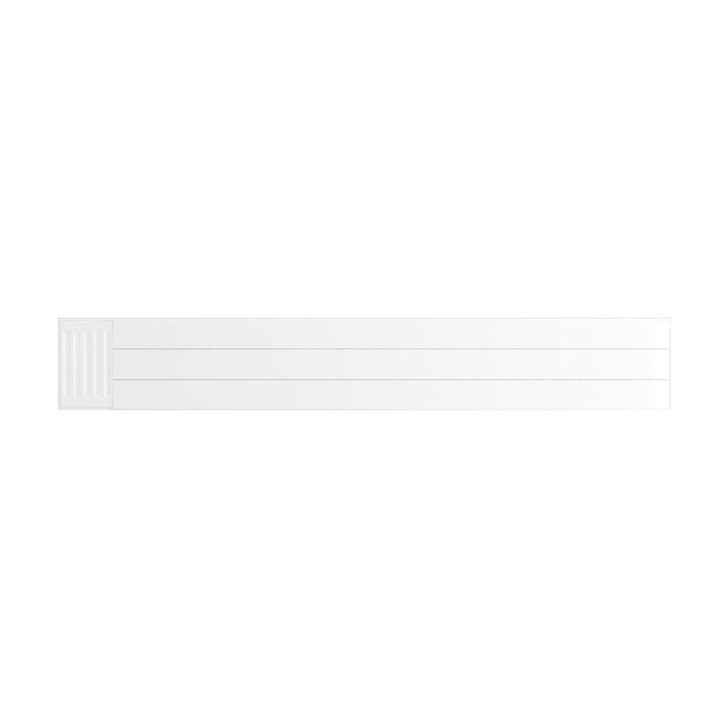 Eastbrook Flat Gloss White Radiator Cover Plates With Lines