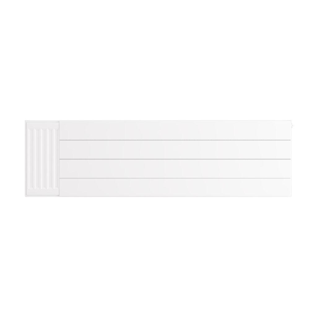 Eastbrook Flat Gloss White Radiator Cover Plates With Lines