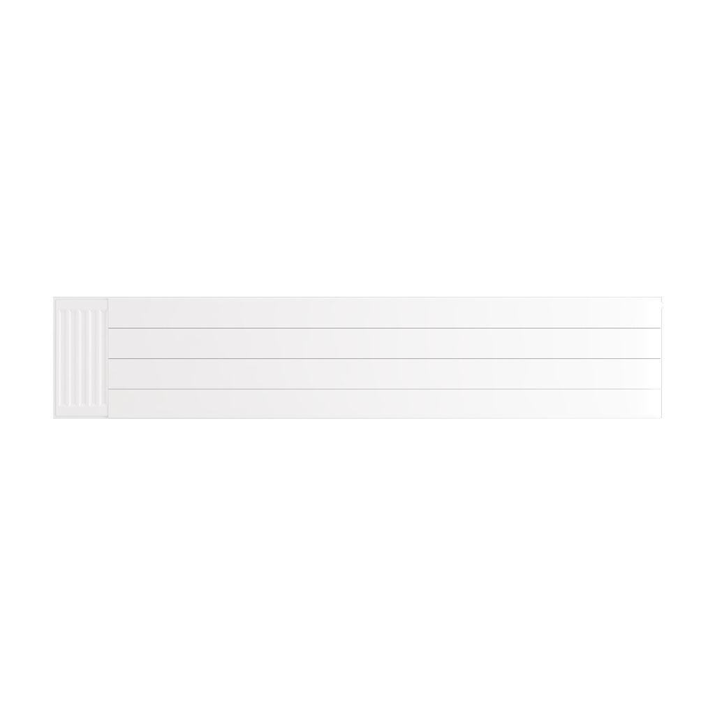 Eastbrook Flat Gloss White Radiator Cover Plates With Lines