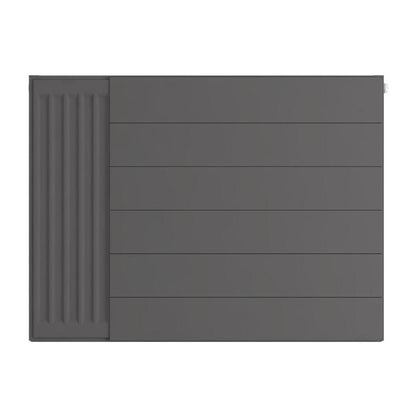 Eastbrook Flat Matt Anthracite Radiator Cover Plates With Lines