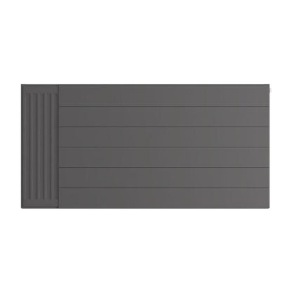 Eastbrook Flat Matt Anthracite Radiator Cover Plates With Lines