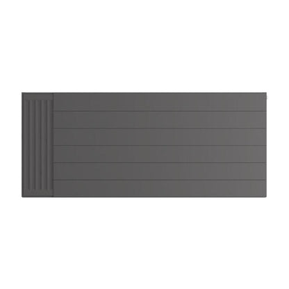 Eastbrook Flat Matt Anthracite Radiator Cover Plates With Lines