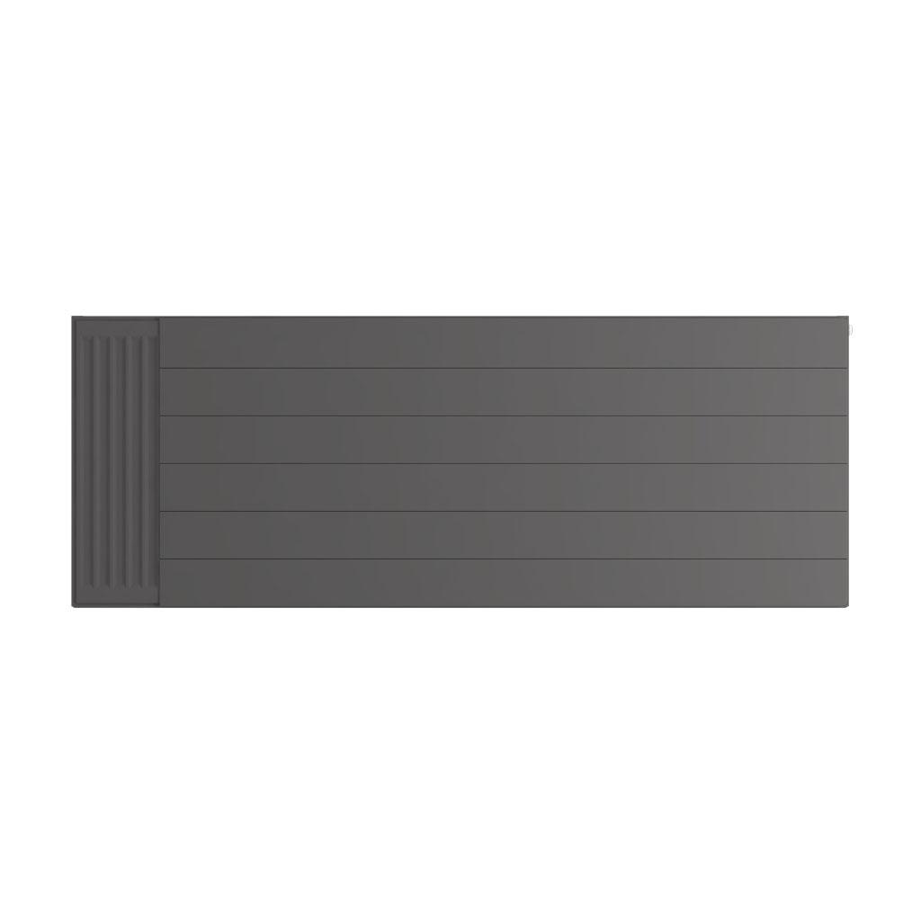 Eastbrook Flat Matt Anthracite Radiator Cover Plates With Lines