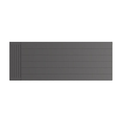 Eastbrook Flat Matt Anthracite Radiator Cover Plates With Lines