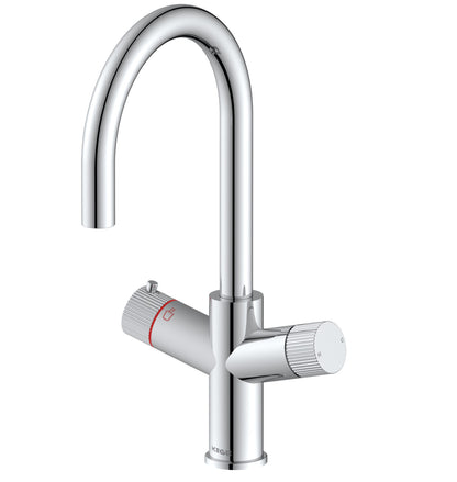 Scudo KoGE 4-in-1 Swan Pull Out Spout Hot Water Tap  Chrome