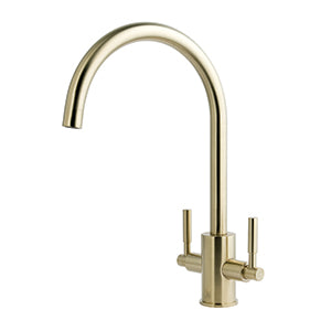 Just Taps Newbury Sink Mixer Brushed Brass