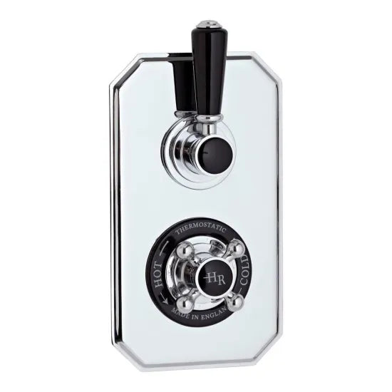 Old London Topaz Twin Concealed Shower Valve - Chrome