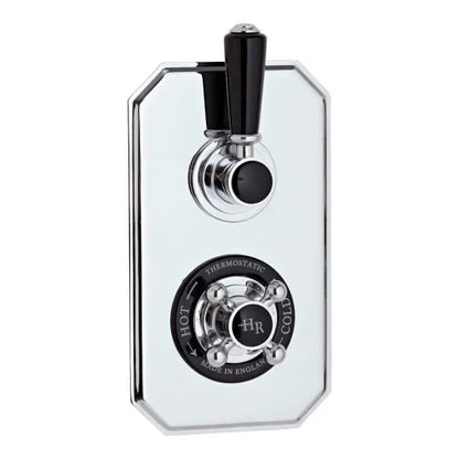 Old London Topaz Twin Concealed Shower Valve - Chrome