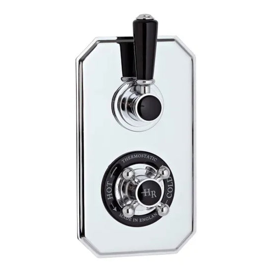 Old London Topaz Twin Concealed Shower Valve - Chrome