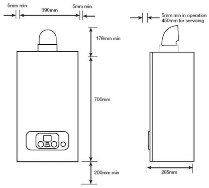 Baxi Potterton Assure 24KW LPG System Boiler Technical Image 7722427