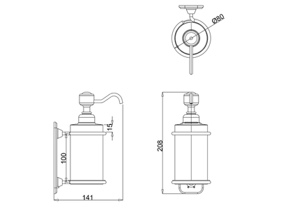 Burlington Single Soap Dispenser