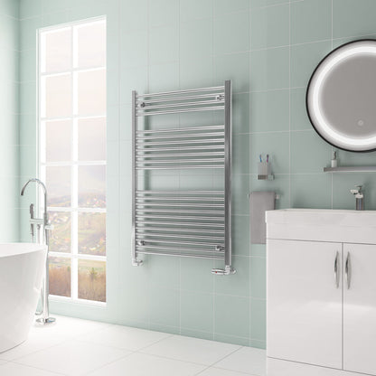 Eastbrook Biava Hidden Vent Straight Chrome Towel Rails - Various Sizes