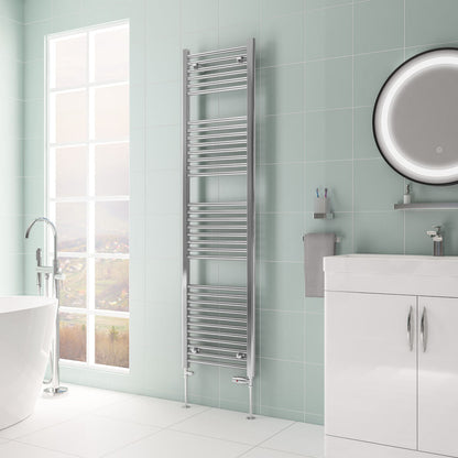 Eastbrook Biava Hidden Vent Straight Chrome Towel Rails - Various Sizes