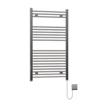 Eastbrook Biava Straight Chrome Dry Electric Towel Rail 1100mm x 600mm Cut Out Image