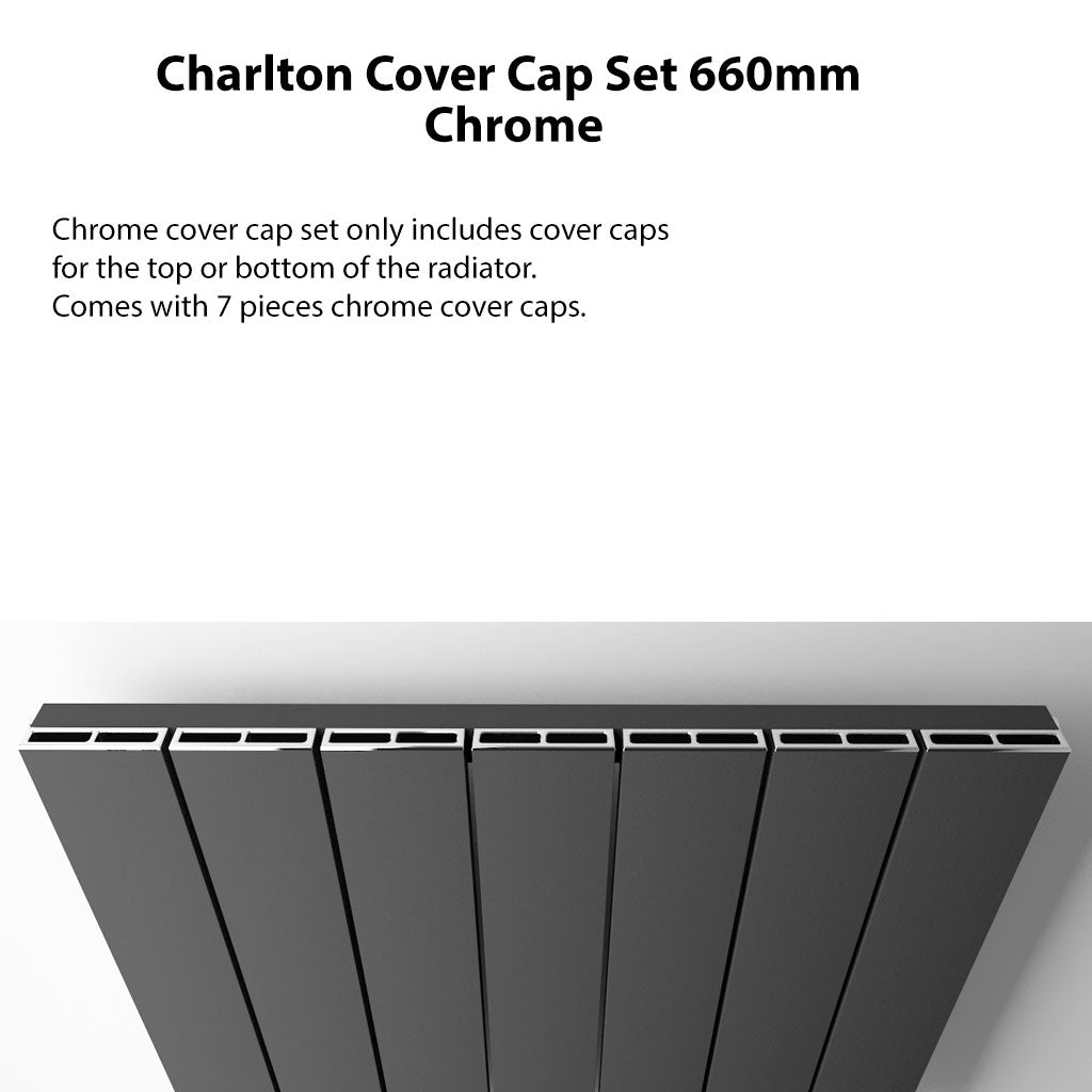 Eastbrook Charlton Chrome Cover Cap Set 660mm