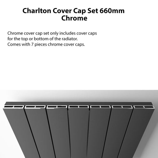 Eastbrook Charlton Chrome Cover Cap Set 660mm