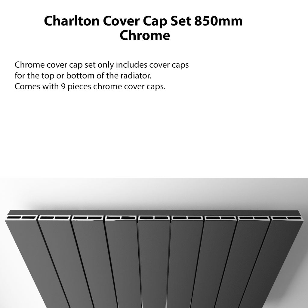 Eastbrook Charlton Chrome Cover Cap Set 850mm