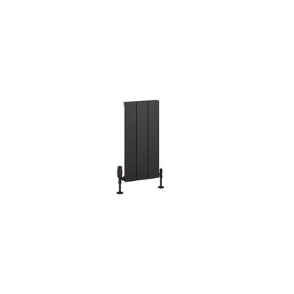 Eastbrook Charlton Matt Anthracite Vertical Aluminium Radiator 600mm High x 280mm Wide Cut Out Image