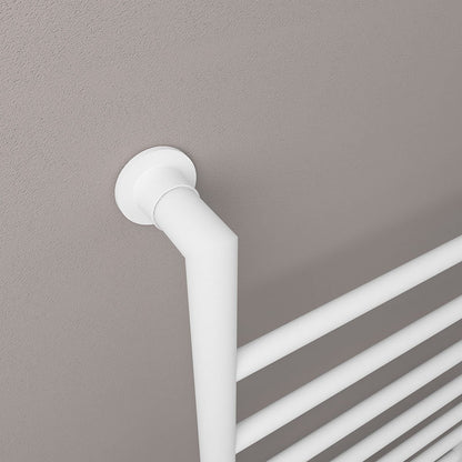 Eastbrook Eshton Matt White Traditional Designer Towel Rail 800mm x 500mm