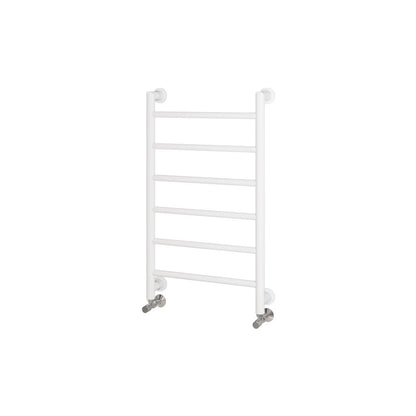 Eastbrook Eshton Matt White Traditional Designer Towel Rail 800mm x 500mm