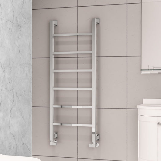 Eastbrook Loxley Chrome Designer Towel Rail 1200mm x 500mm