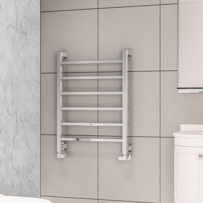 Eastbrook Loxley Chrome Designer Towel Rail 800mm x 600mm