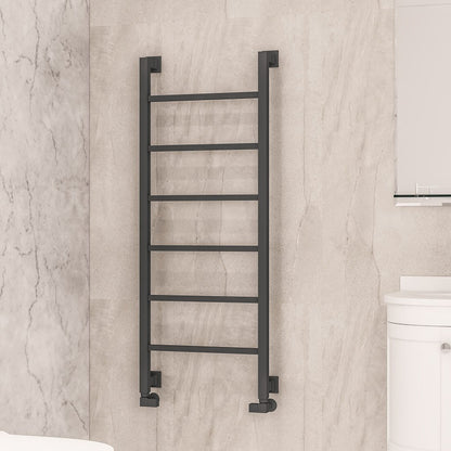 Eastbrook Loxley Matt Anthracite Designer Towel Rail 1200mm x 500mm