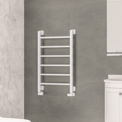 Eastbrook Loxley Matt White Designer Towel Rail 800mm x 500mm