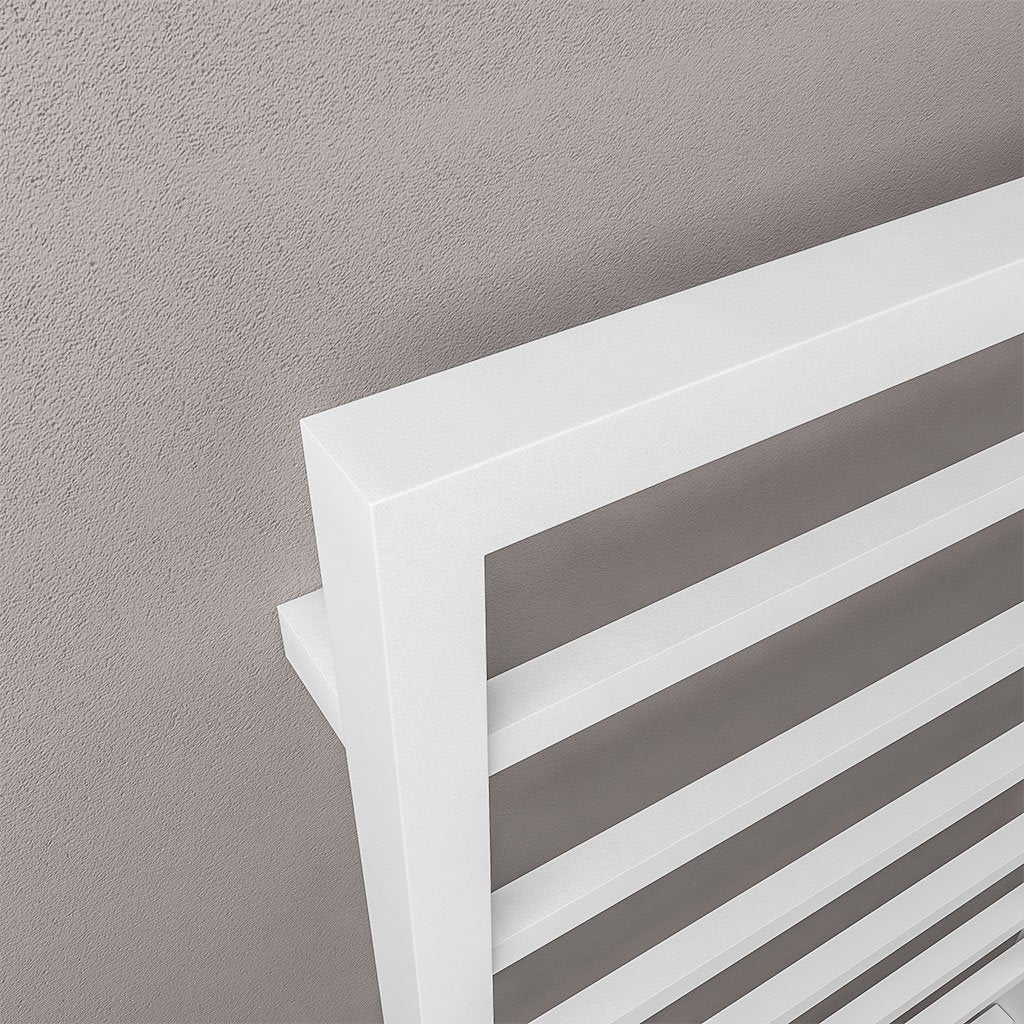 Eastbrook Ryton Matt White Designer Towel Rail 1200mm x 500mm